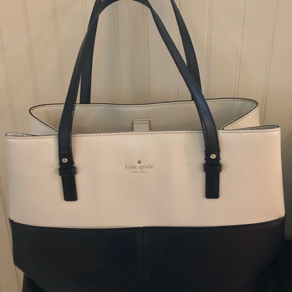Kate Spade navy Grand Street Colorblock Gabriel briefcase